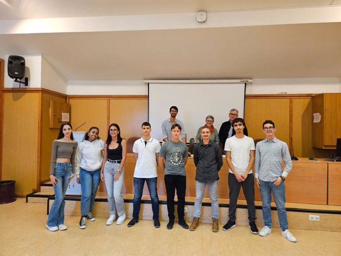 Estudiantes canarios que participarán en la olimpiada nacional de filosofía