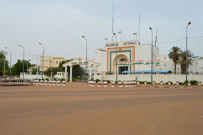 Archivo - Edificio del Parlamento de Níger en la capital, Niamey (archivo)