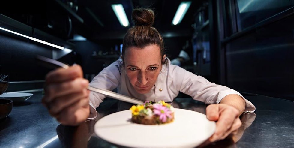Archivo - Begoña Rodrigo, del restaurante La Salita, en la campaña 'Comer con los ojos' de Xiaomi