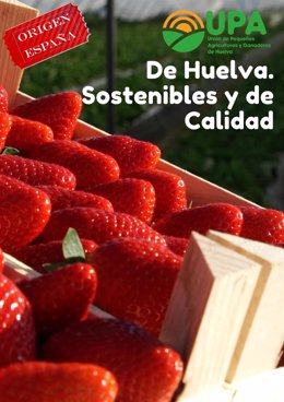 Cartel de la campaña 'Yo como fresas de Huelva'.