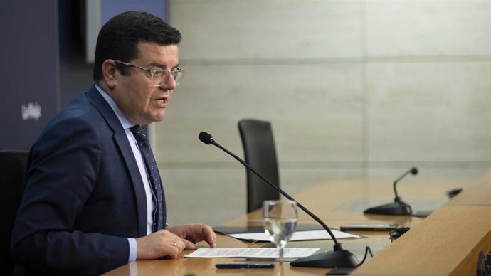El portavoz del Ejecutivo regional, Alfonso Domínguez