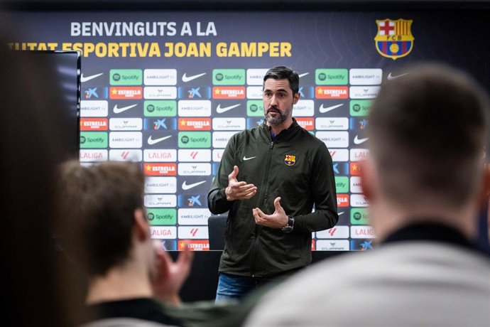 Archivo - El exjugador y técnico del Bara de balonmano Raúl Entrerríos dejará el FC Barcelona a final de la temporada 2023/24