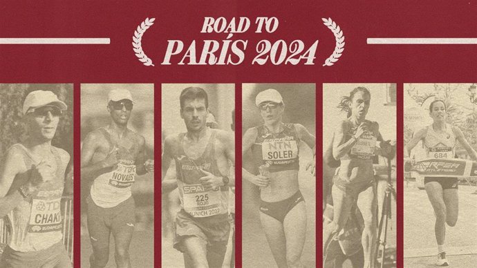 Los seis preseleccionados por la RFEA para acudir a las pruebas de maratón de los Juegos Olímpicos de París 2024