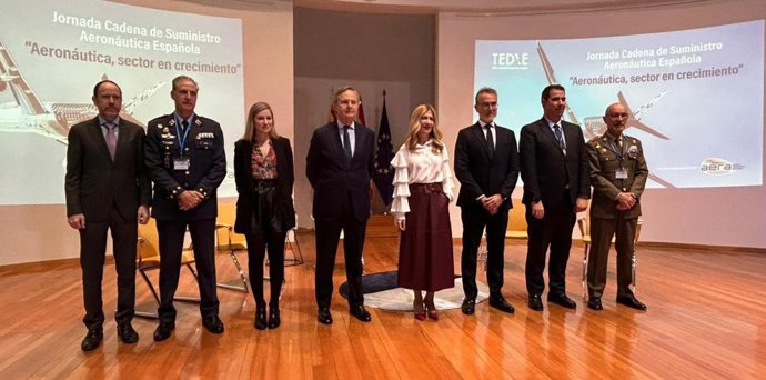 La vicepresidenta Mar Vaquero ha participado en la apertura de la Jornada Anual de la Cadena de Suministro Aeronáutica Española.