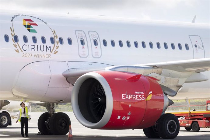 Avión de Iberia Express.