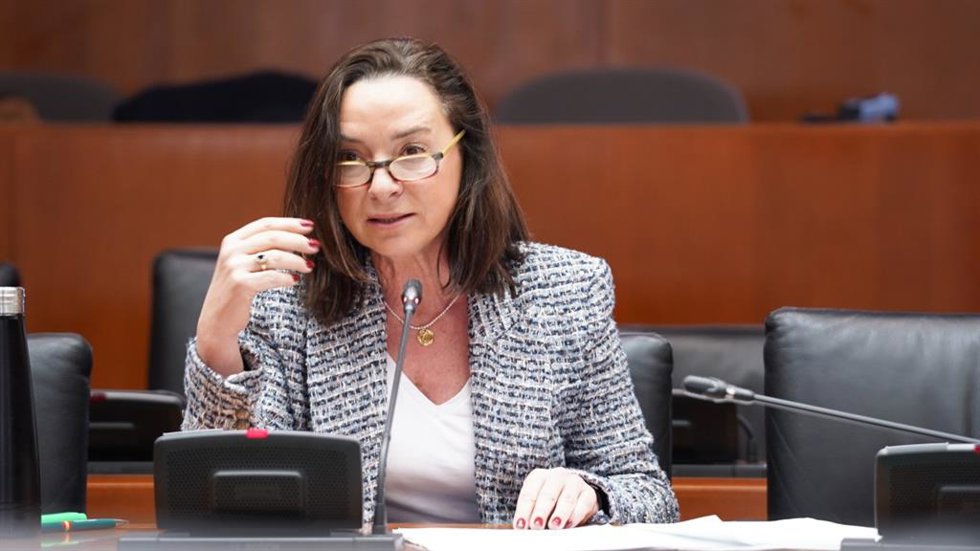 La parlamentaria de VOX Carmen Rouco.