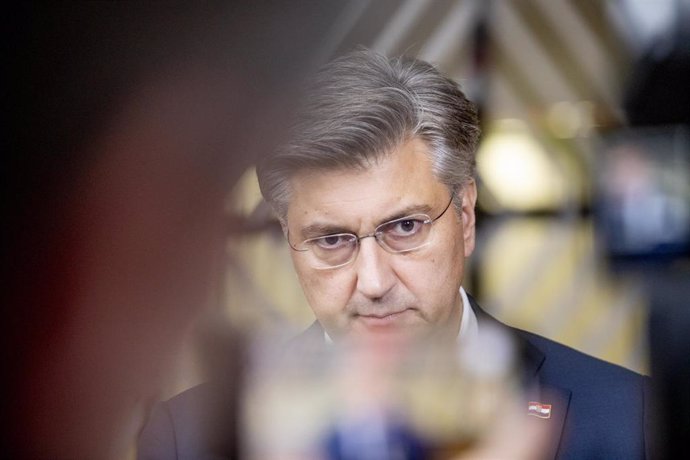 Archivo - El primer ministro de Croacia, Andrej Plenkovic