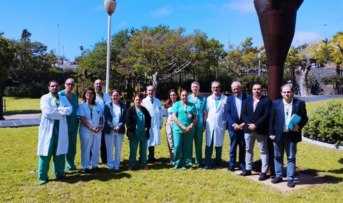 Equipo del servicio de Cirugía Cardiovascular del Hospital Universitario de Canarias