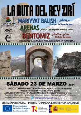 Carqtel de 'La Ruta del Rey Zirí' con la Asociación Sharquí.