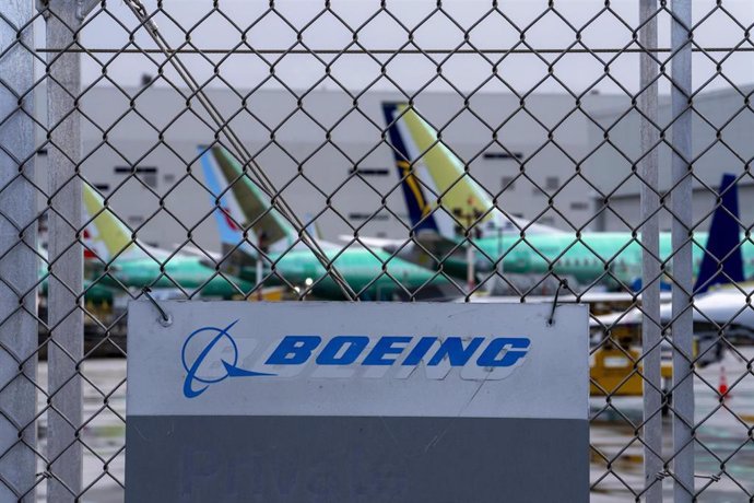 12 March 2024, US, Renton: Boeing airplanes in various stages of production stand in the Boeing Renton Factory in Renton, Washington, USA. 