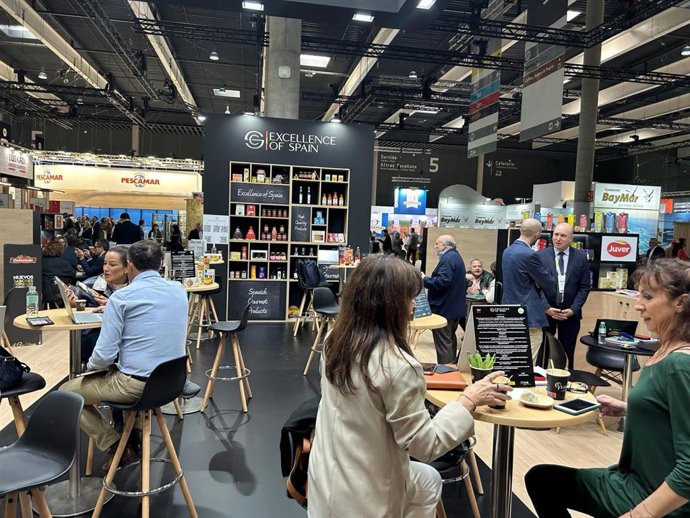 Estand de la Federación Española de Industrias de Alimentación y Bebidas (Fiab)