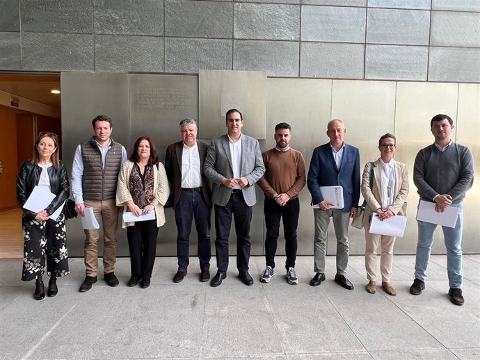 Los representantes del PP en el Consorcio Provincial de Bomberos