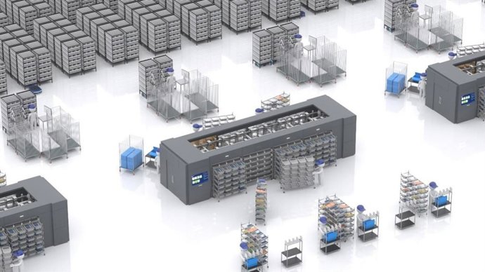 Mushiny Innovative Putwall picking & Order Fulfillment - 3D Sorter unveil new era of sorting technology