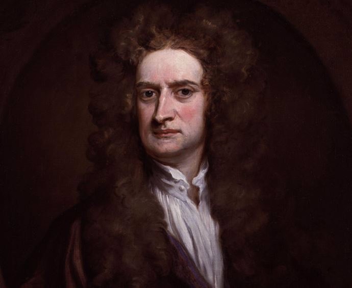 Archivo - Retrato de Sir Isaac Newton