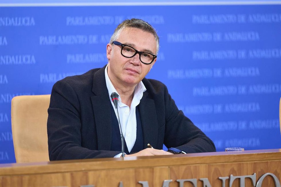 El portavoz del Grupo Parlamentario Vox, Manuel Gavira