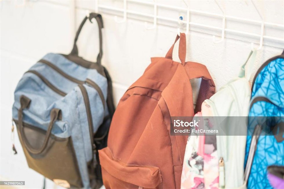 Mochilas escolares, imagen de recurso