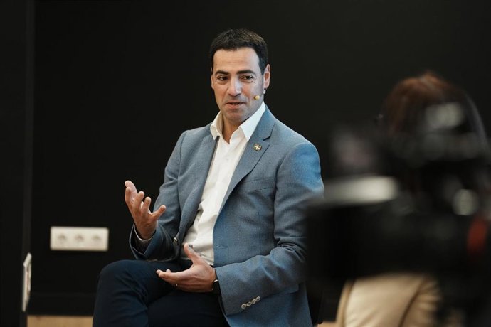 El candidato a lehendakari del PNV, Imanol Pradales