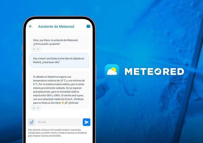 Meteored crea a Klara, la inteligencia artificial que predice el tiempo a 15 días.
