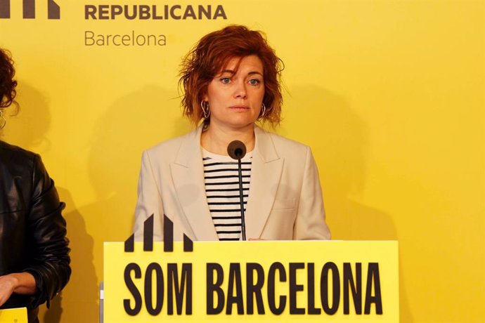 La líder d'ERC a l'Ajuntament de Barcelona, Elisenda Alamany