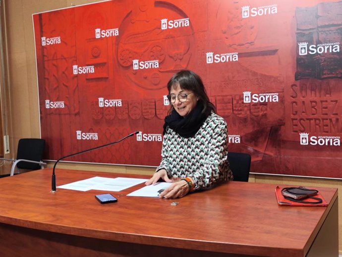 La concejal de Cultura, Gloria Gonzalo, presenta la campaña cultural de Soria