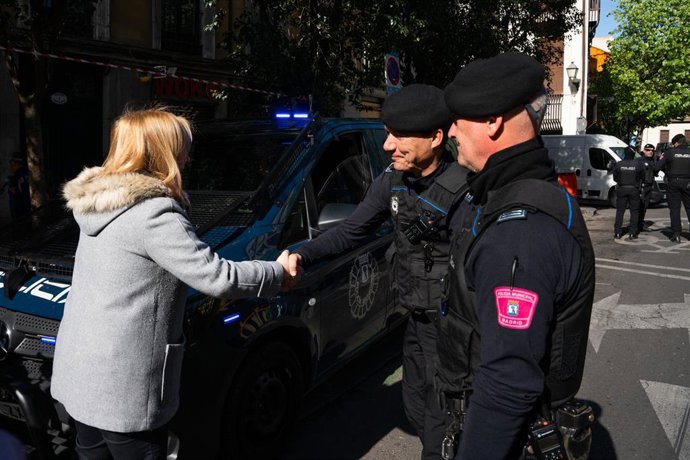 Agentes de Policía Municipal de Madrid a caballo