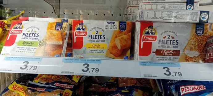 Bajada de precios de pescado de Findus