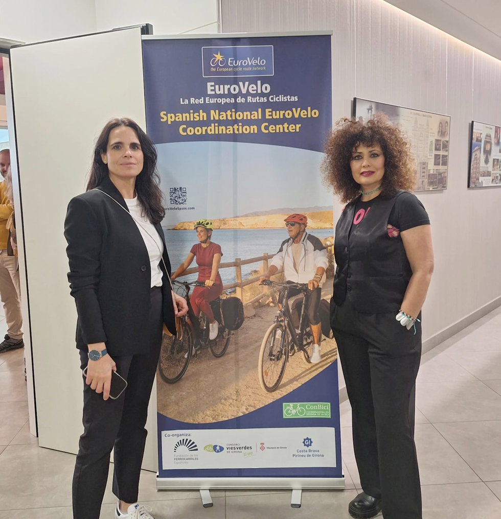 Diputación participa en Girona en las jornadas EuroVelo 'Impulsando el cicloturismo en España'.