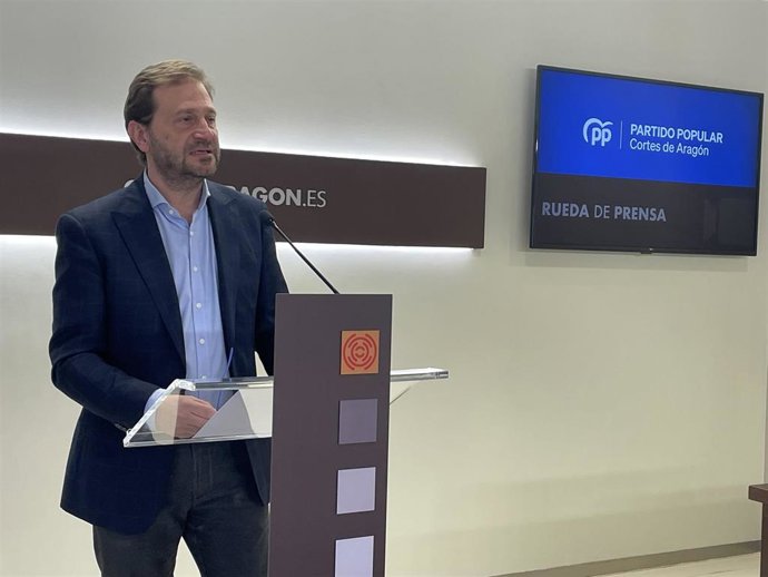 El portavoz del PP Aragón, Fernando Ledesma.