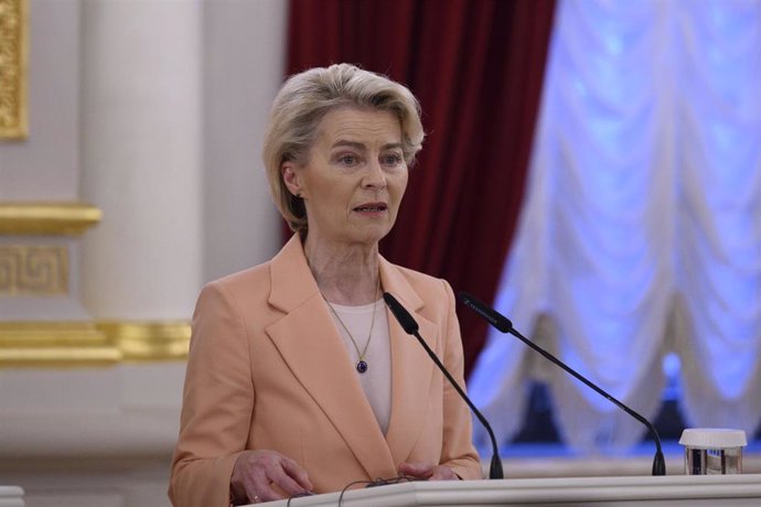 La presidenta de la Comisión Europea, Ursula von der Leyen (archivo)