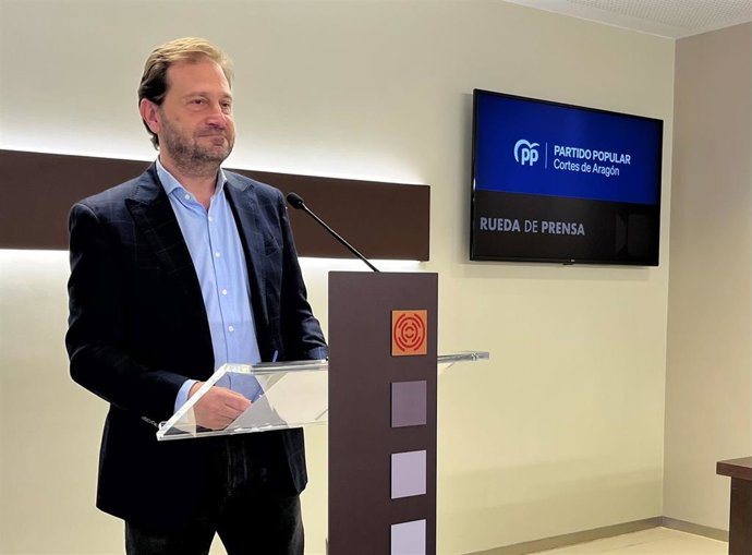 El portavoz del PP Aragón, Fernando Ledesma.