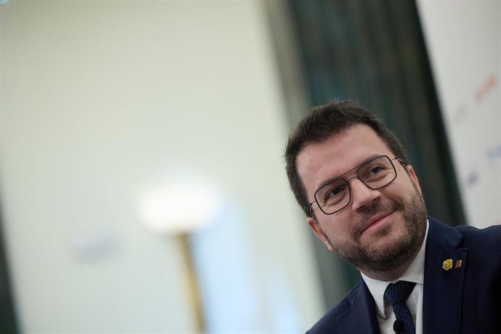 El presidente de la Generalitat de Catalunya, Pere Aragons