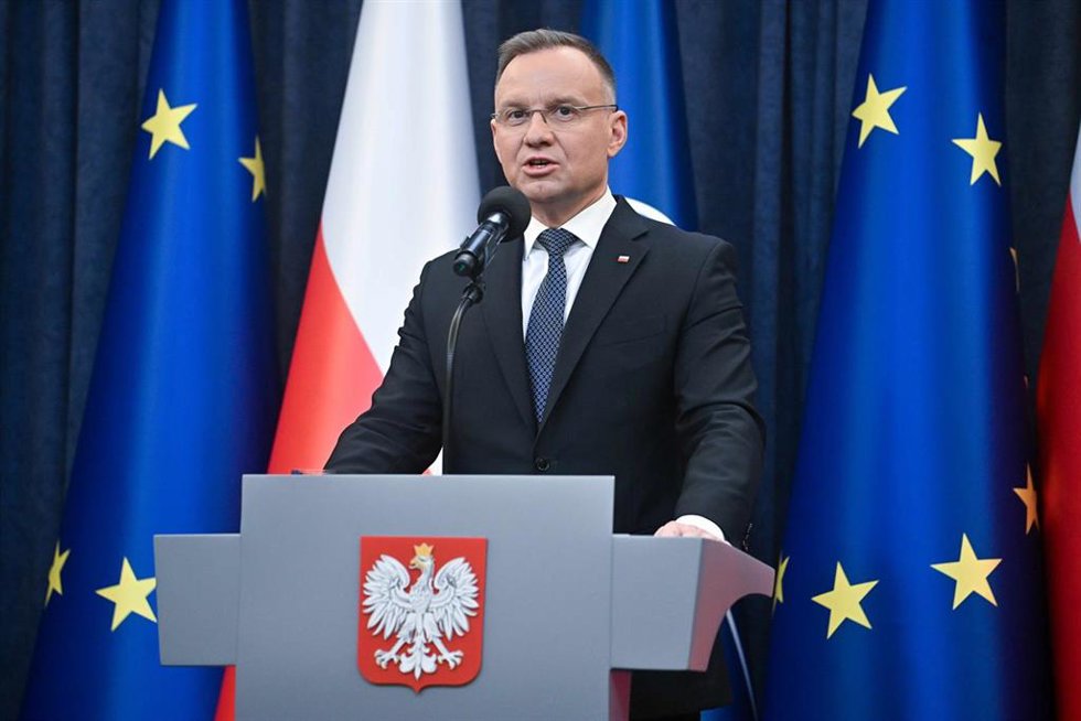 Archivo - El presidente de Polonia, Andrzej Duda