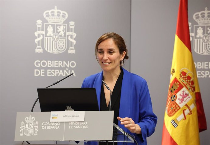 La ministra de Sanidad, Mónica García, clausura la XX edición del 'Programa Alianza 2024', de la Organización Nacional de Trasplantes, en la sede del Ministerio, a 20 de marzo de 2024, en Madrid (España).