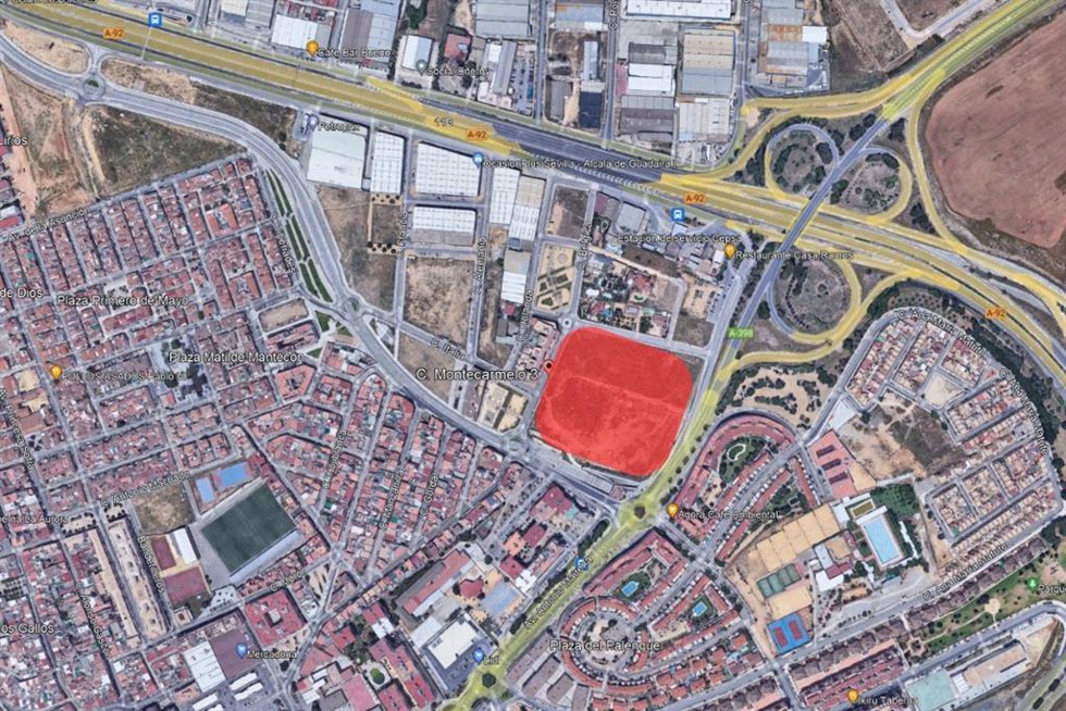 Alcalá (Sevilla) desarrollará una zona de Montecarmelo que alojará 190 viviendas protegidas y espacios públicos.