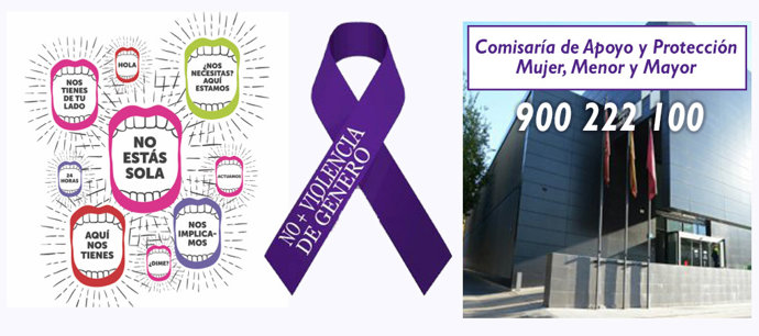 Imágenes de la lucha de la Policía Municipal de Madrid contra la violencia de género.