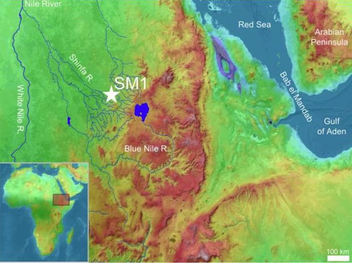 Las excavaciones en un sitio arqueológico de la Edad de Piedra Media, Shinfa-Metema 1, en las tierras bajas del noroeste de Etiopía, revelaron una población de humanos de hace 74.000 años que sobrevivió a la erupción del supervolcán Toba.