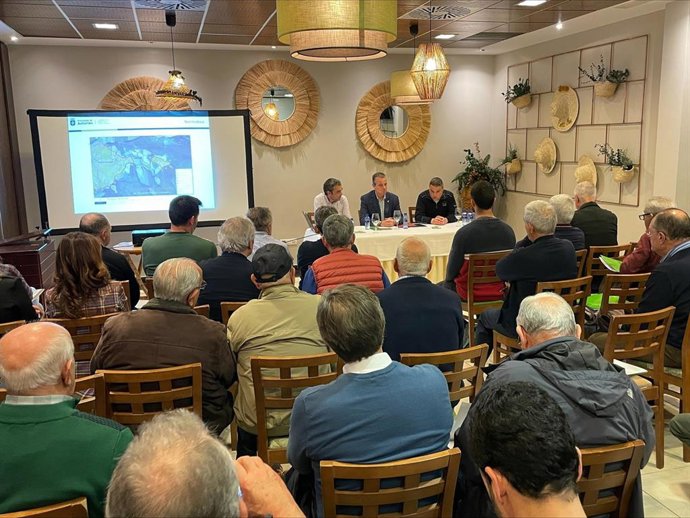 Marcelino Marcos Líndez, durante una intervención