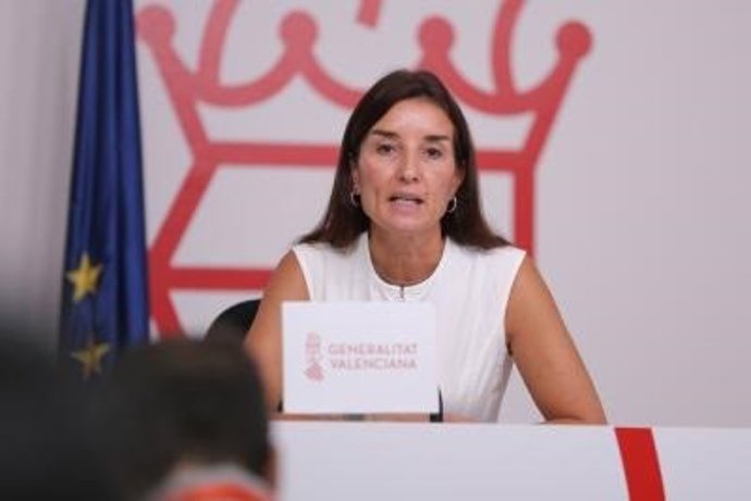 Archivo - La consellera de Hacienda, Economía y Administración Pública y portavoz del Consell, Ruth Merino