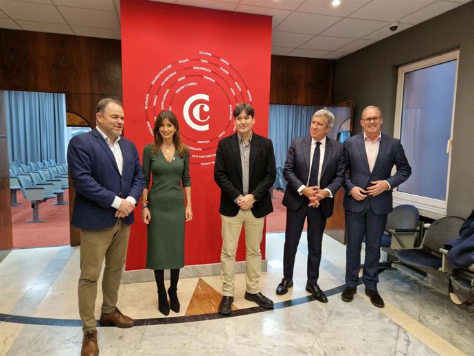 Borja Sánchez, en el centro