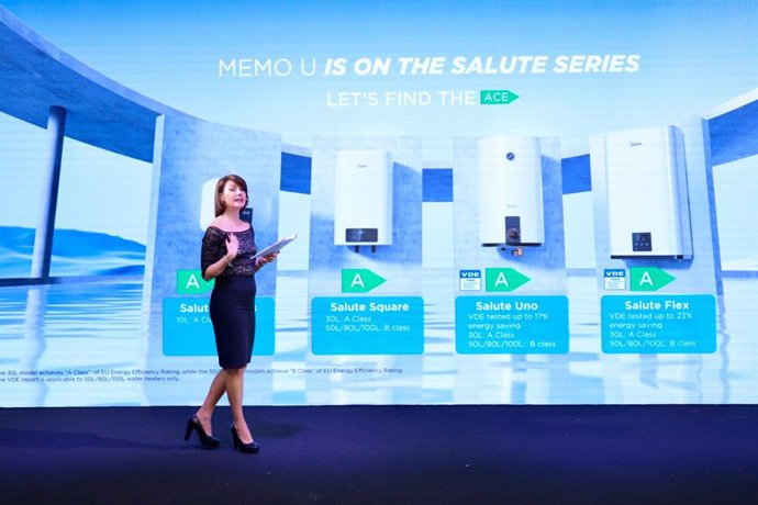 Midea KWHA Unveils A-Class Energy Efficient Water Heater Salute Series at MCE 2024 Milan