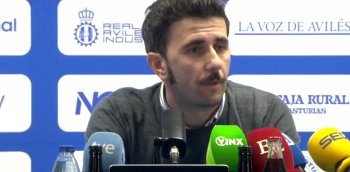 Diego Baeza, presidente del Real Avilés Industrial CF.