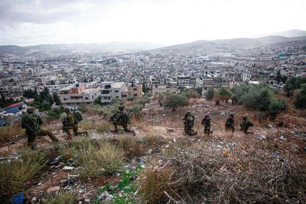 Archivo - Militares israelíes en Cisjordania