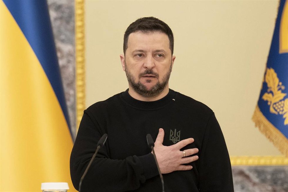 Volodimir Zelenski, presidente de Ucrania