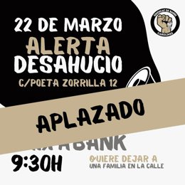 Aplazan hasta final de abril el desahucio de una familia con un hijo con discapacidad y sin alternativa habitacional en Alicante