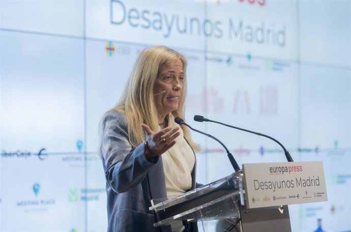 La consejera de Economía, Hacienda y Empleo de la Comunidad de Madrid, Rocío Albert.