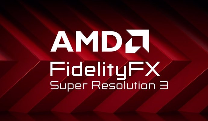 Logotipo de la tecnología FidelityFX Super Resolution (FSR) 3