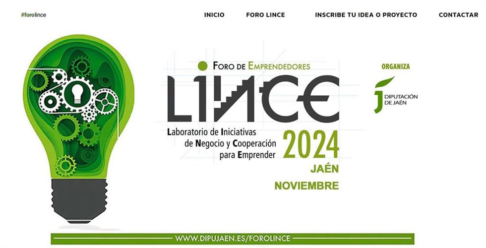 Captura de pantalla de la web del Foro Lince.