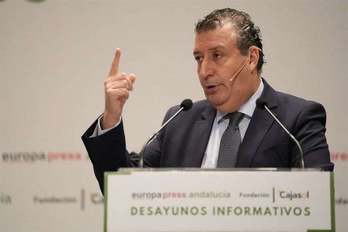 Archivo - El presidente de la Diputación de Sevilla, Javier Fernández