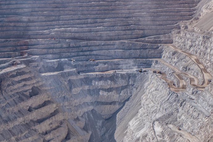 Archivo - Chuquicamata, la mayor mina de cobre a cielo abierto del mundo, Atacama, Chile