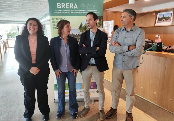 Victoria Pérez, Yolanda Santos, Rodrigo Gómez y Antonio Martín presentan el proyecto BRERA